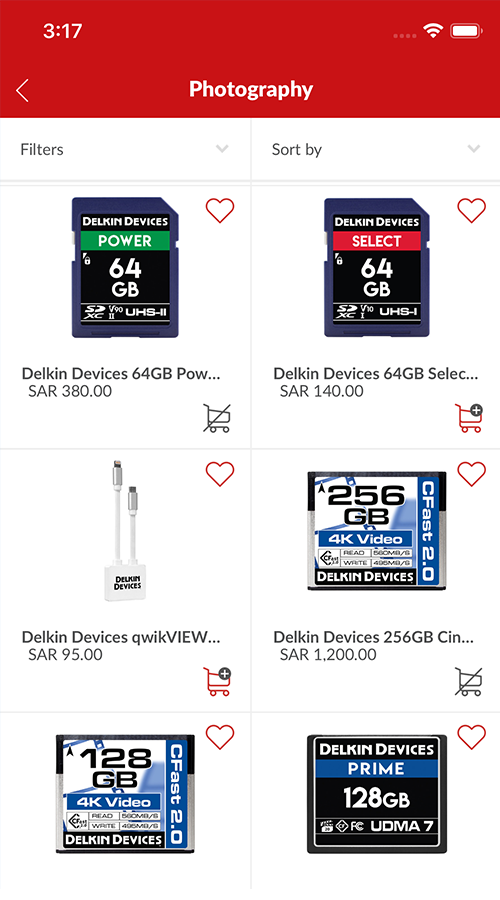 CAMERA STORE APP